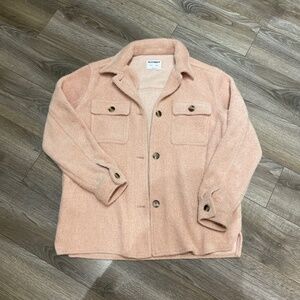3/$30- Women’s size small (tall) “Old Navy” light pink shacket